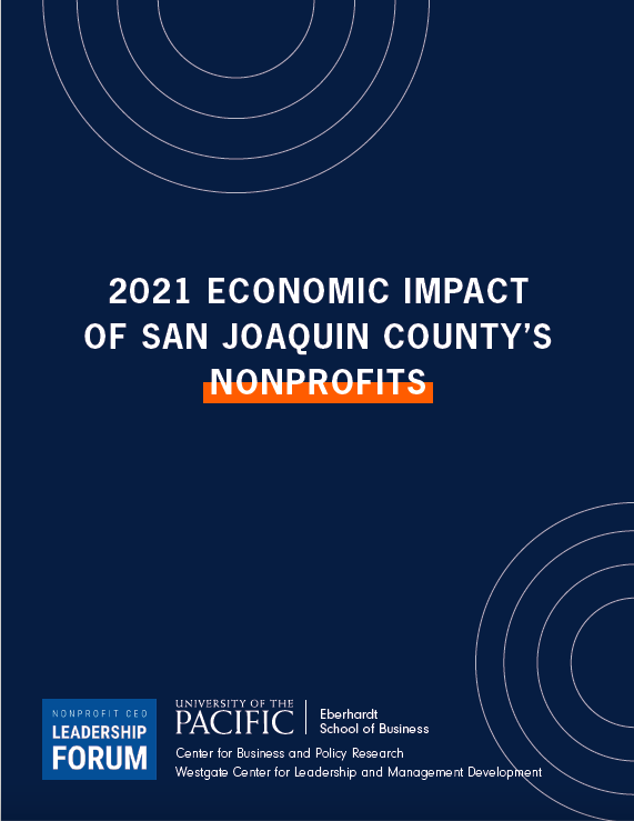 2021 Economic Impact of San Joaquin County's Nonprofits Report Cover