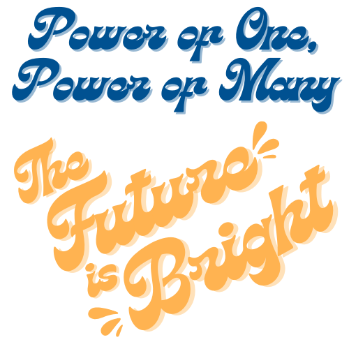 Power of One: The Future is Bright Logo