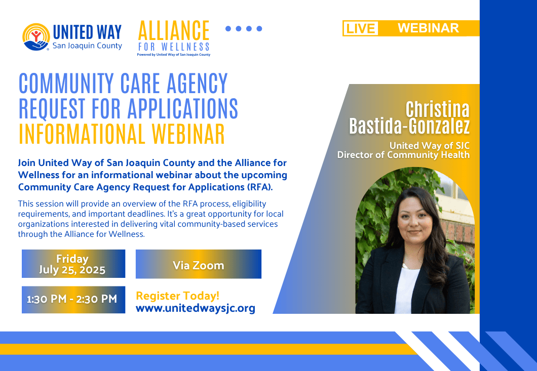 Alliance for Wellness Community Care Agency Request for Applications (RFA) Informational Webinar