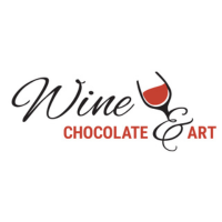 Wine Chocolate & Art Event Logo